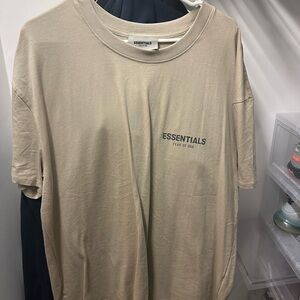Fear of God Tan Short Sleeve Tee